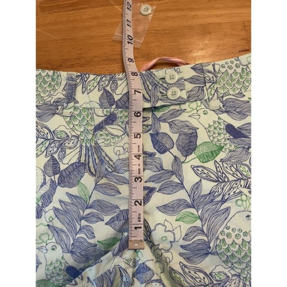 Vineyard Vines Women's Shorts Size 0 Minty Floral Bird Dayboat NWT - Picture 5 of 8